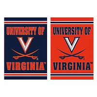 Virginia Cavaliers 12.5" x 18" Double-Sided Embossed Suede Garden Flag