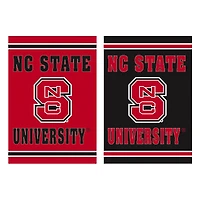 NC State Wolfpack 12.5" x 18" Double-Sided Embossed Suede Garden Flag