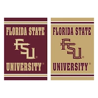 Florida State Seminoles 12.5" x 18" Double-Sided Embossed Suede Garden Flag