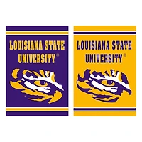 LSU Tigers 12.5" x 18" Double-Sided Embossed Suede Garden Flag