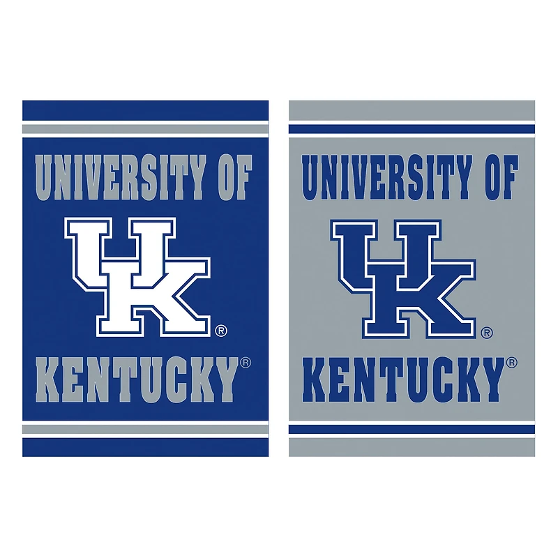 Kentucky Wildcats 12.5" x 18" Double-Sided Embossed Suede Garden Flag