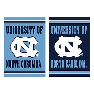 North Carolina Tar Heels 12.5" x 18" Double-Sided Embossed Suede Garden Flag