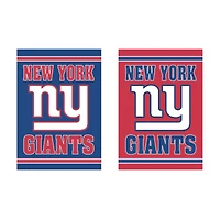 New York Giants 12.5" x 18" Double-Sided Embossed Suede Garden Flag
