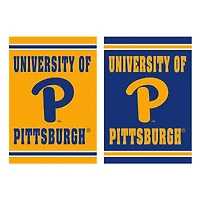 Pitt Panthers 12.5" x 18" Double-Sided Embossed Suede Garden Flag