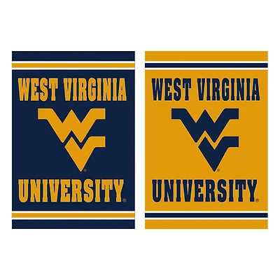 West Virginia Mountaineers 12.5" x 18" Double-Sided Embossed Suede Garden Flag