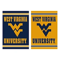 West Virginia Mountaineers 12.5" x 18" Double-Sided Embossed Suede Garden Flag