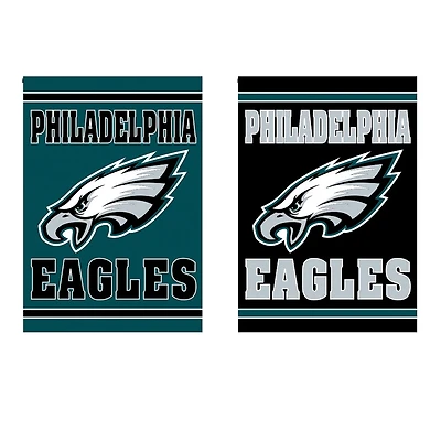 Philadelphia Eagles 12.5" x 18" Double-Sided Embossed Suede Garden Flag