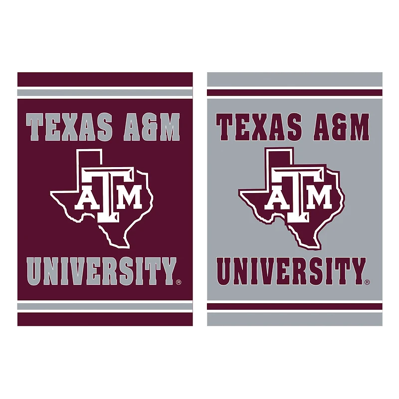Texas A&M Aggies 12.5" x 18" Double-Sided Embossed Suede Garden Flag