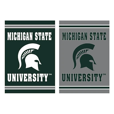 Michigan State Spartans 12.5" x 18" Double-Sided Embossed Suede Garden Flag