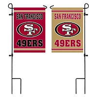 San Francisco 49ers 12.5" x 18" Double-Sided Embossed Suede Garden Flag