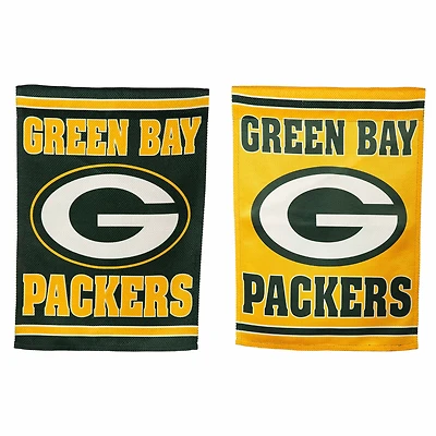 Green Bay Packers 12.5" x 18" Double-Sided Embossed Suede Garden Flag