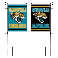 Jacksonville Jaguars 12.5" x 18" Double-Sided Embossed Suede Garden Flag