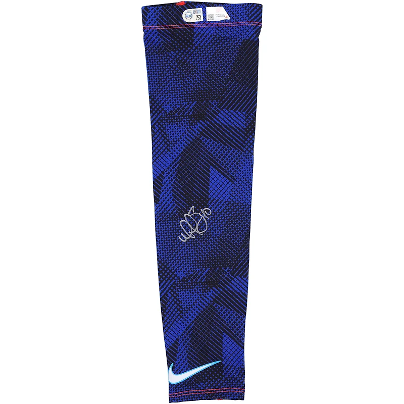 Willson Contreras St. Louis Cardinals Autographed Player-Issued Blue Nike Sleeve from the 2023 MLB Season