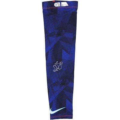 Willson Contreras St. Louis Cardinals Autographed Player-Issued Blue Nike Sleeve from the 2023 MLB Season