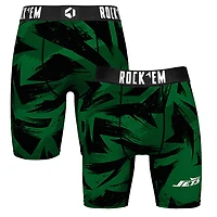Men's Rock Em Socks  Green New York Jets Game Paint Boxer Briefs
