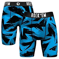 Men's Rock Em Socks  Blue Carolina Panthers Game Paint Boxer Briefs
