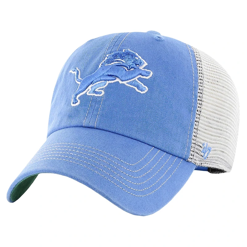 Men's '47 /Natural Detroit Lions Trawler Clean Up Trucker Adjustable Hat