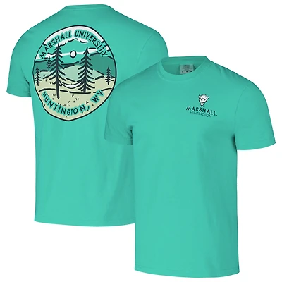 Unisex Kelly Green Marshall Thundering Herd Scenic Comfort Colors T-Shirt