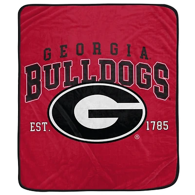 Pegasus  Georgia Bulldogs Vintage Arch Ultra Soft 50" x 60" Blanket
