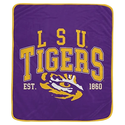 Pegasus  LSU Tigers Vintage Arch Ultra Soft 50" x 60" Blanket