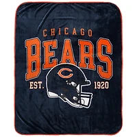 Pegasus  Chicago Bears Vintage Arch Ultra Soft 50" x 60" Blanket