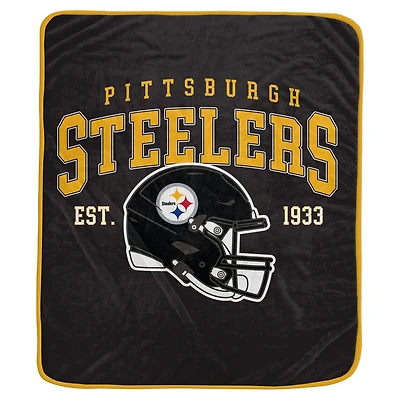 Pegasus  Pittsburgh Steelers Vintage Arch Ultra Soft 50" x 60" Blanket