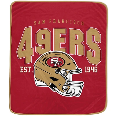Pegasus  San Francisco 49ers Vintage Arch Ultra Soft 50" x 60" Blanket