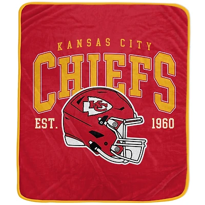 Pegasus  Kansas City Chiefs Vintage Arch Ultra Soft 50" x 60" Blanket