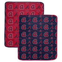Pegasus Atlanta Braves 60” x 70” Home & Away Two-Piece Blanket Set
