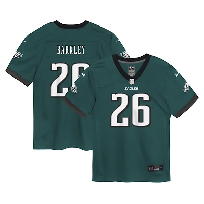 Preschool Nike Saquon Barkley Midnight Green Philadelphia Eagles Player Game Jersey