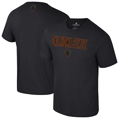 Men's Colosseum Black Oklahoma State Cowboys Color Pop Active Blend T-Shirt
