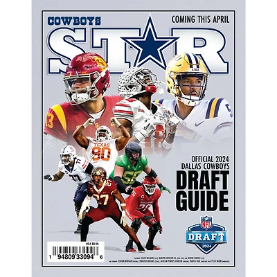 Dallas Cowboys Star Magazine Official 2024 NFL Draft Guide