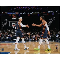 Jalen Brunson & Josh Hart New York Knicks Autographed 16" x 20" Celebration Photograph