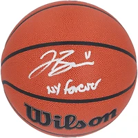 Jalen Brunson New York Knicks Autographed Wilson Authentic Series Indoor/Outdoor Basketball with "NY Forever" Inscription