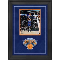 Jalen Brunson New York Knicks Autographed Deluxe Framed 8" x 10" Shooting vs. Victor Wembanyama Photograph