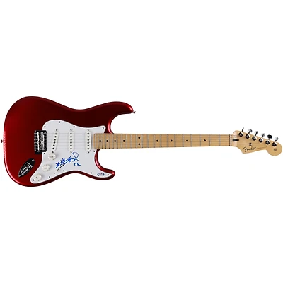 Keith Richards Rolling Stones Autographed Fender Player Series Stratocaster Guitar - Candy Apple Red - PSA AJ02158
