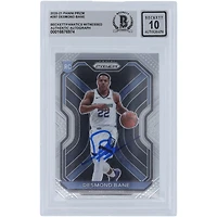 Desmond Bane Memphis Grizzlies Autographed 2020-21 Panini Prizm #297 Beckett Fanatics Witnessed Authenticated Rookie Card