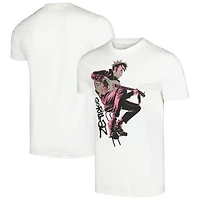 Men's  White Gorillaz Sitting Graphic T-Shirt