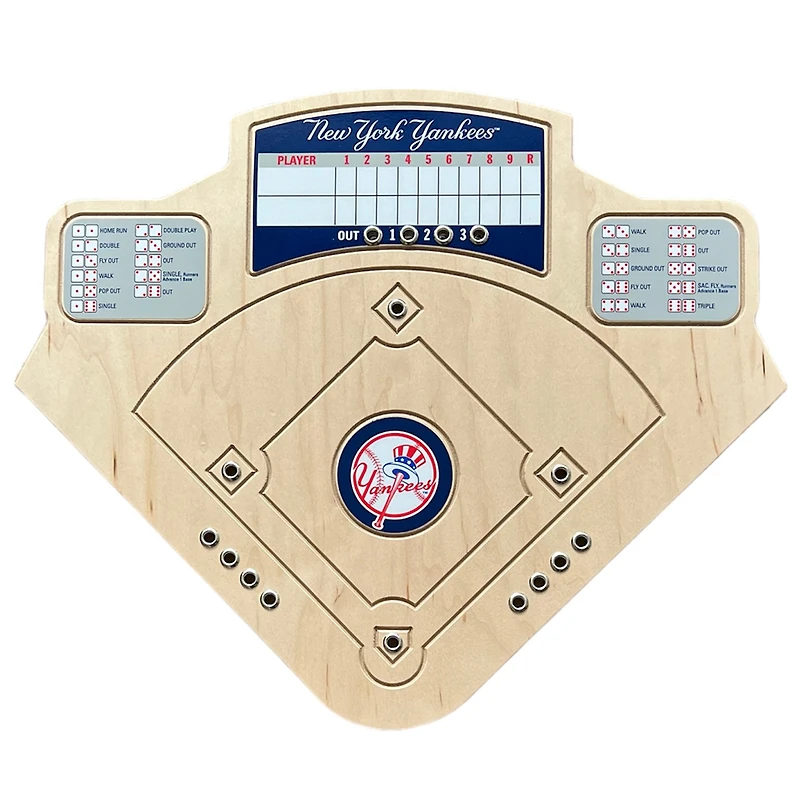 New York Yankees Handcrafted Wood Baseball Game