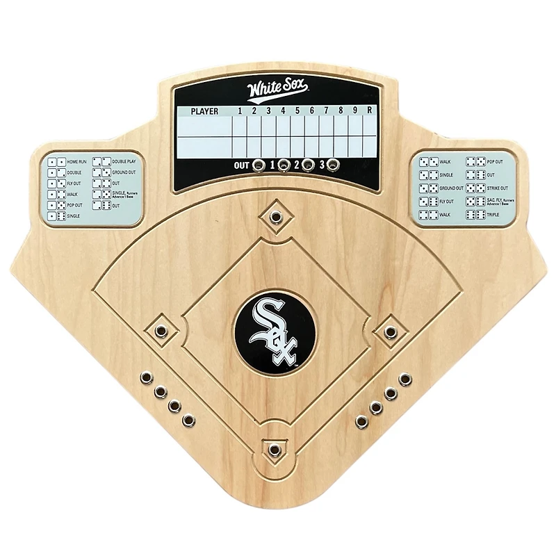 Chicago White Sox Handcrafted Wood Baseball Game