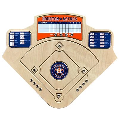 Houston Astros Handcrafted Wood Baseball Game