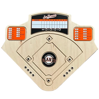 San Francisco Giants Handcrafted Wood Baseball Game