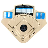 Miami Marlins Handcrafted Wood Baseball Game