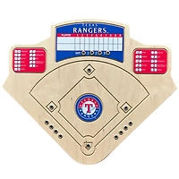 Texas Rangers Handcrafted Wood Baseball Game