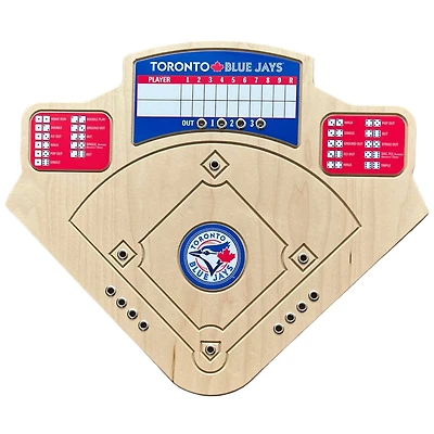 Toronto Blue Jays Handcrafted Wood Baseball Game