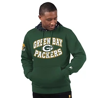 Men's Starter Green Green Bay Packers Thursday Night Gridiron Pullover Hoodie