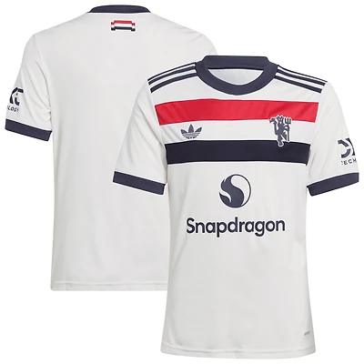 Youth adidas White Manchester United 2024/25 Third Replica Jersey