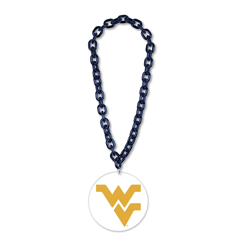 WinCraft West Virginia Mountaineers Big Chain Logo Necklace