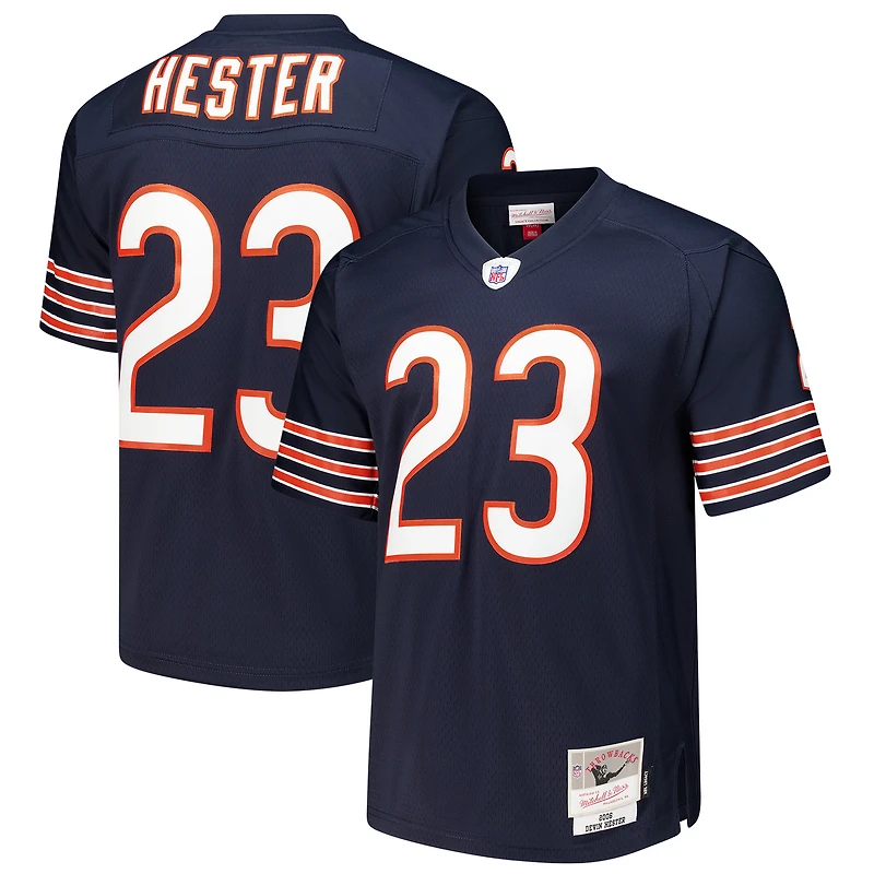 Men's Mitchell & Ness Devin Hester Navy Chicago Bears Legacy Replica Jersey