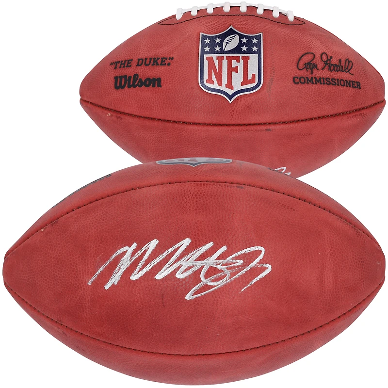 Mecole Hardman Green Bay Packers Autographed Wilson Duke Full Color Football